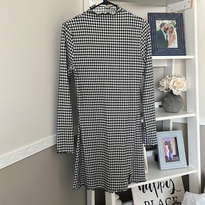 Gingham mini dress